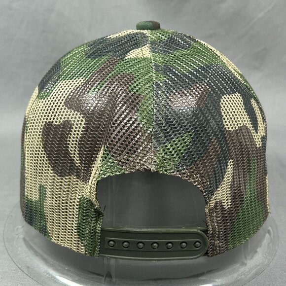 Max Headgear Woodland Camouflage Snapback Hat Camo Trucker Hunting Outdoor Mens - Picture 3 of 12